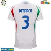 Italien Federico Dimarco #3 Auswärtstrikot EM 2024 Kurzarm